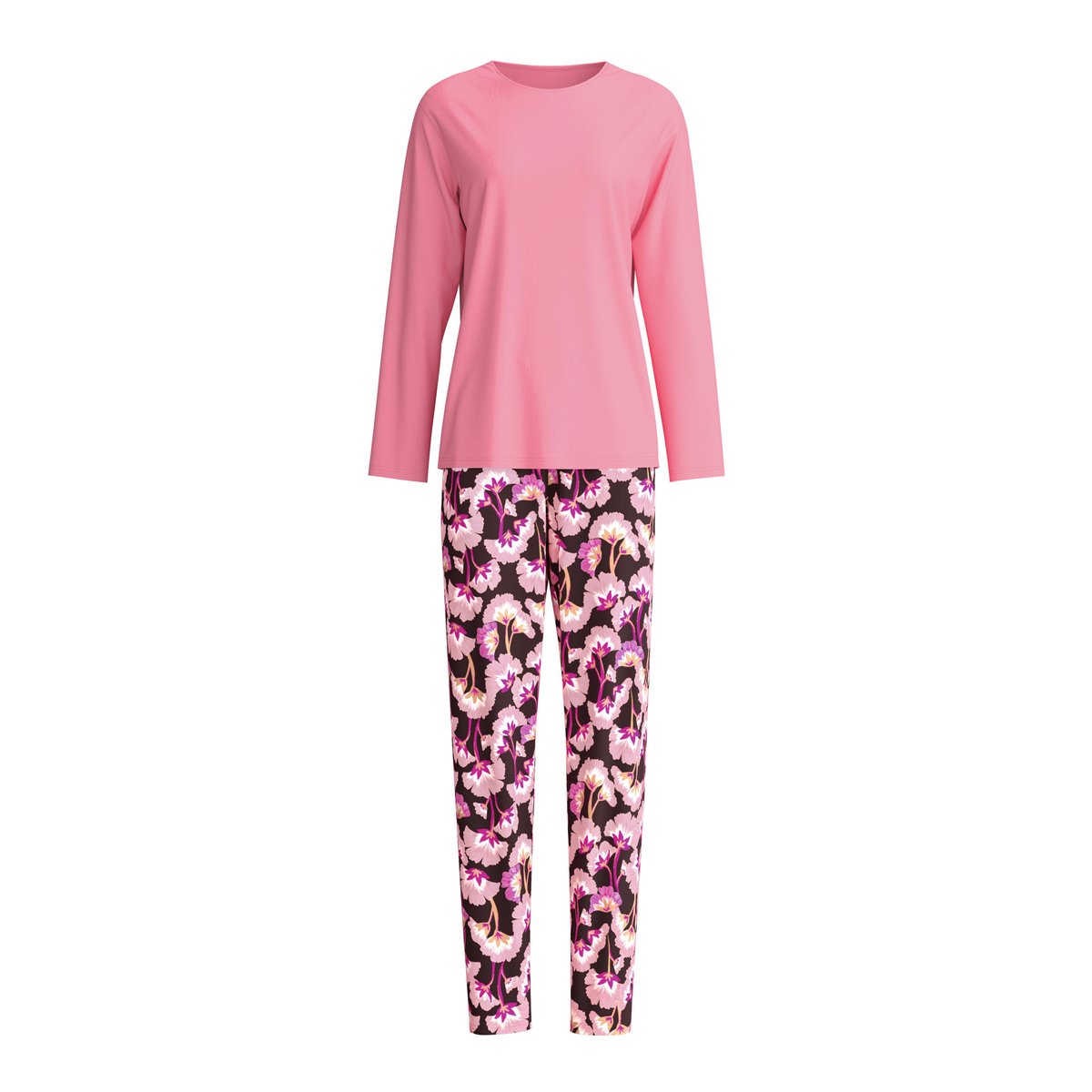 Pyjama manches longues Coton AUTUMN DREAMS light melon, CALIDA