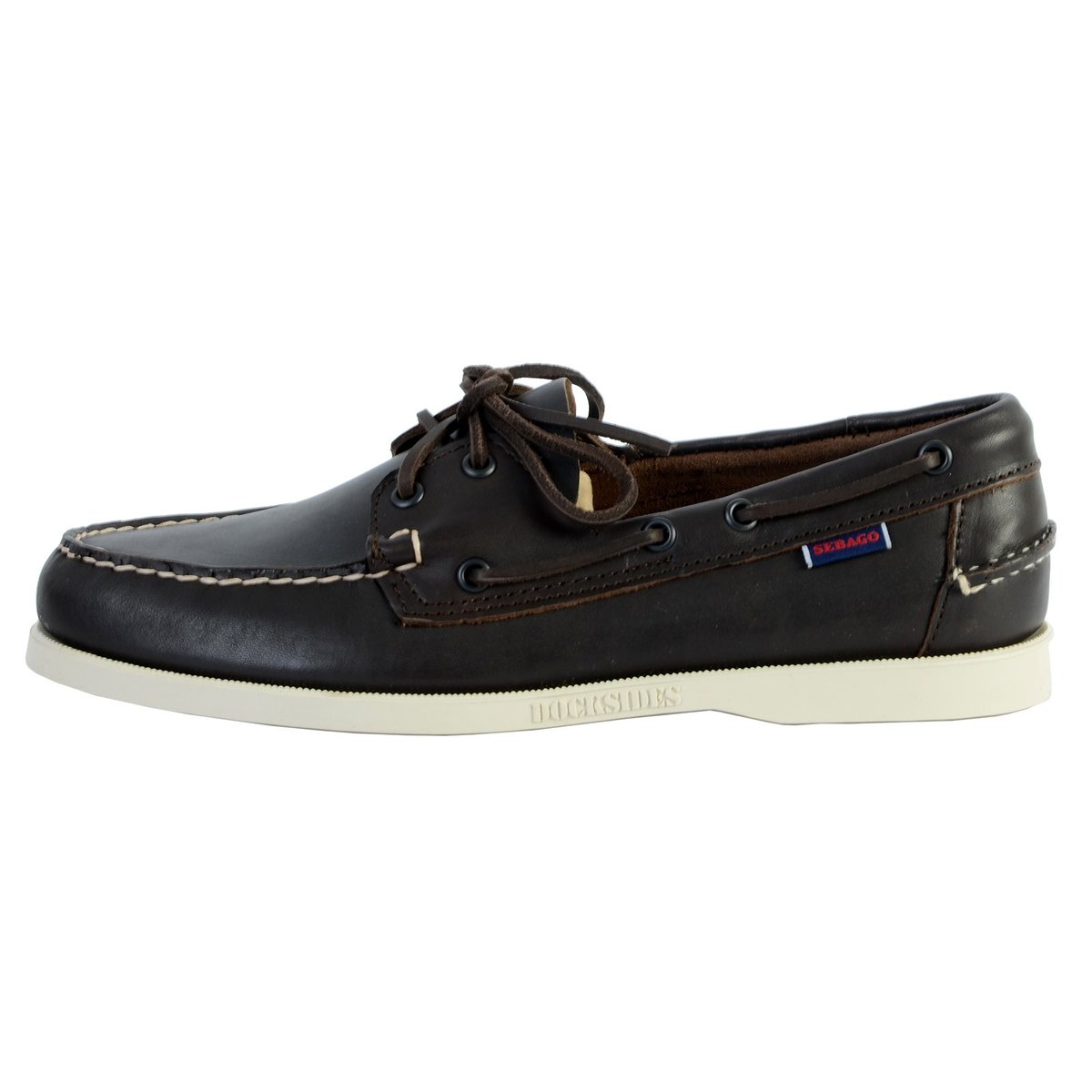 Derby Lacet Cuir Crazy marron sombre, SEBAGO
