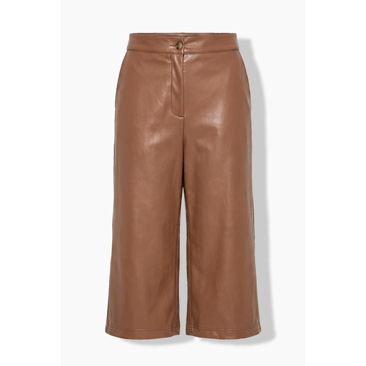 Short en similicuir brun doré, ULLA POPKEN