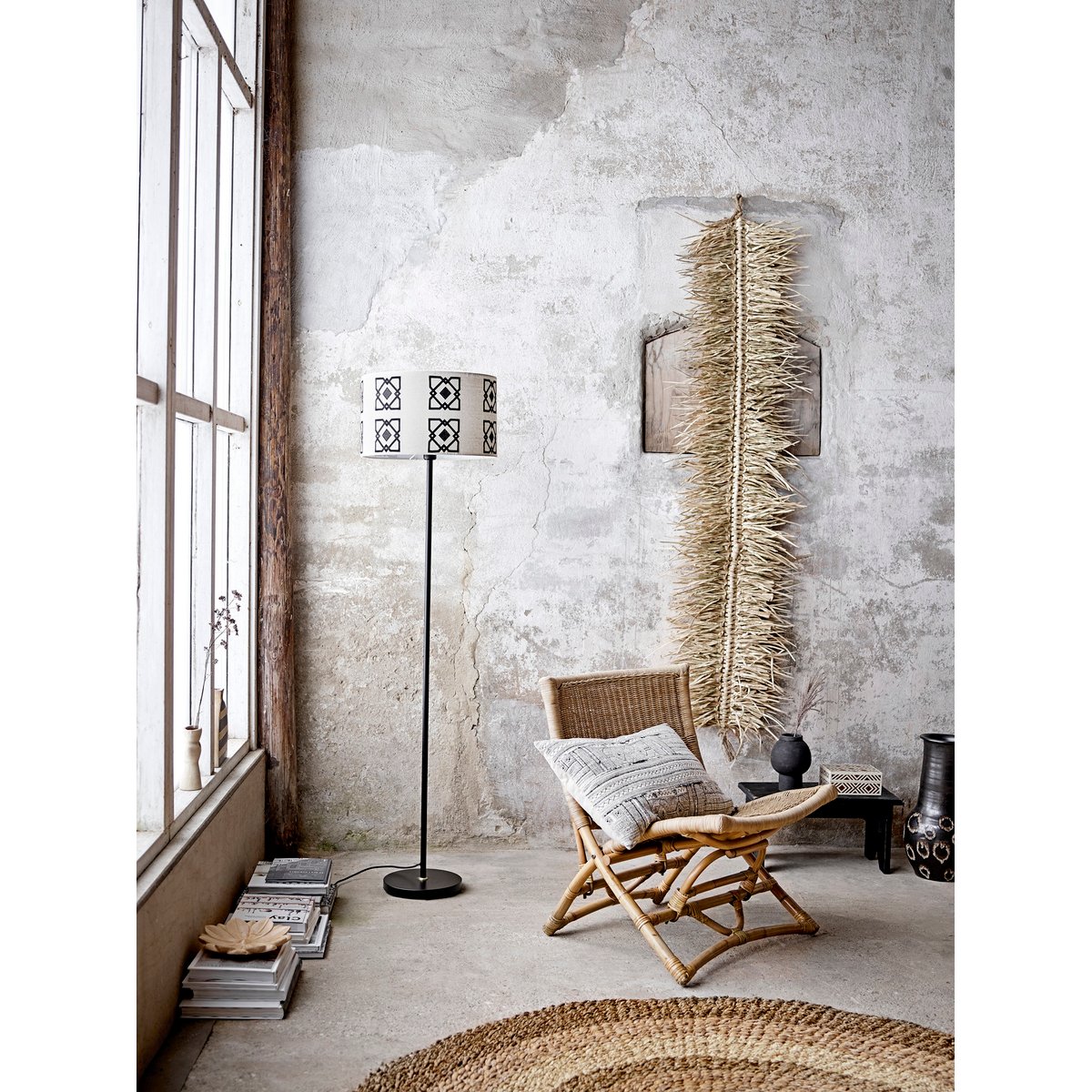 Plateau en marbre Evi marron, BLOOMINGVILLE