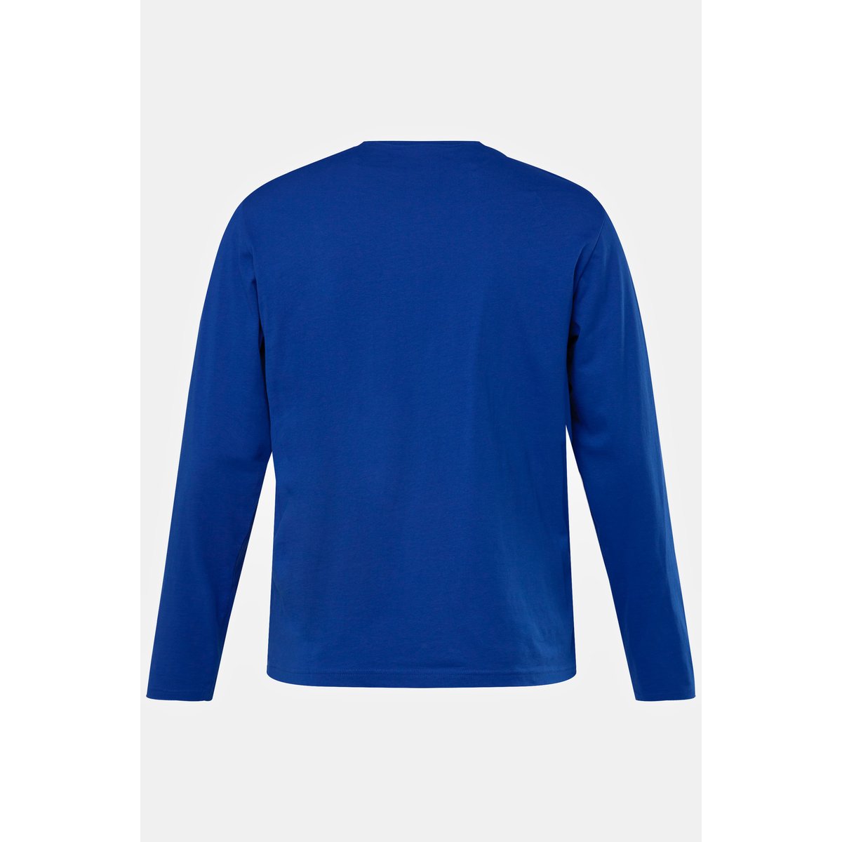 T-shirt à col rond et manches longues bleu cobalt, JP1880