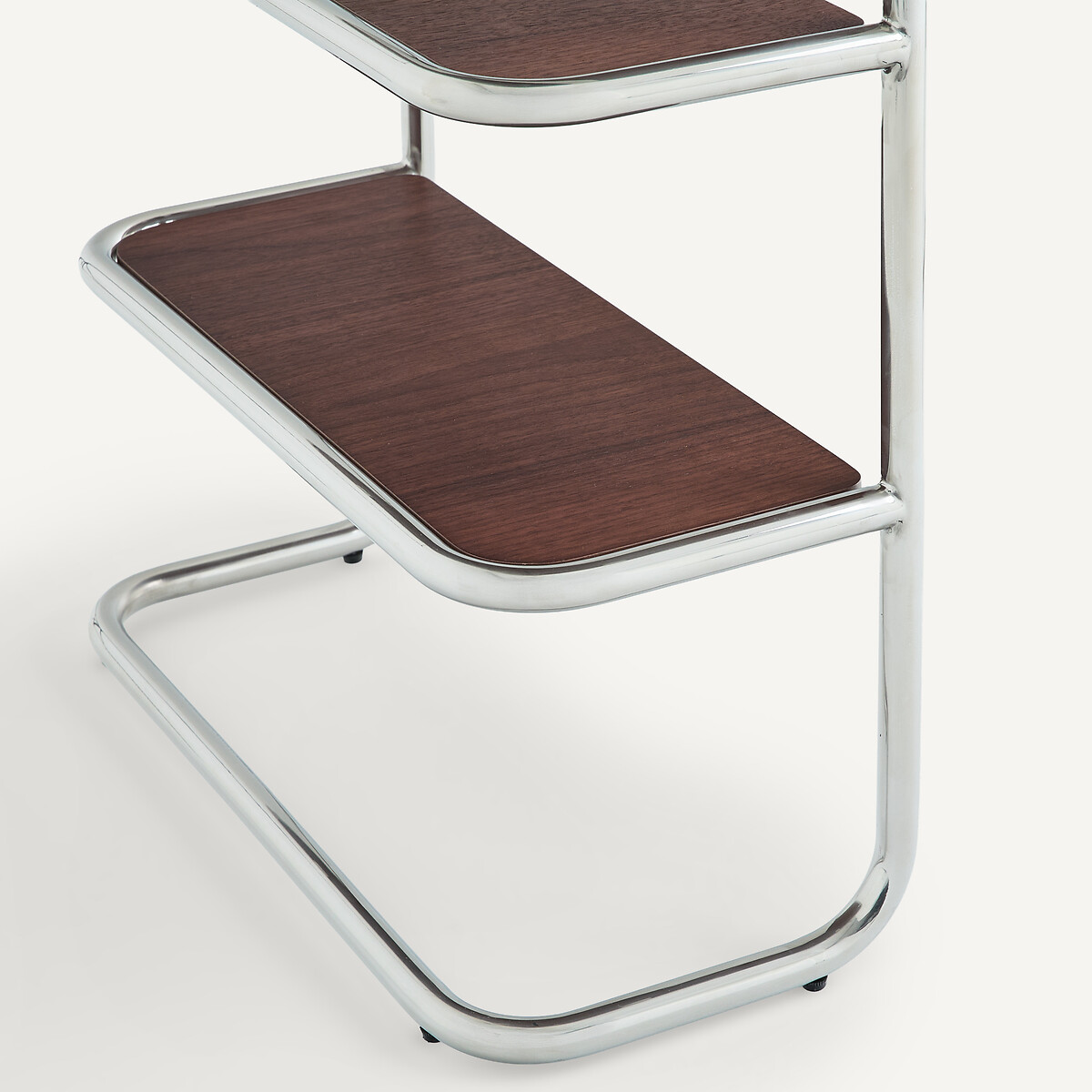 Bureau tubulaire, en plaqué noyer, longueur 117 cm, EMLYN noyer, AM.PM