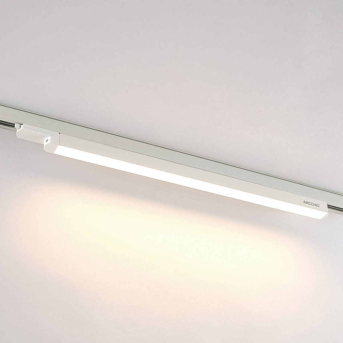Projecteur pour rail électrique en aluminiumLED blanc (ral 9010), ARCCHIO