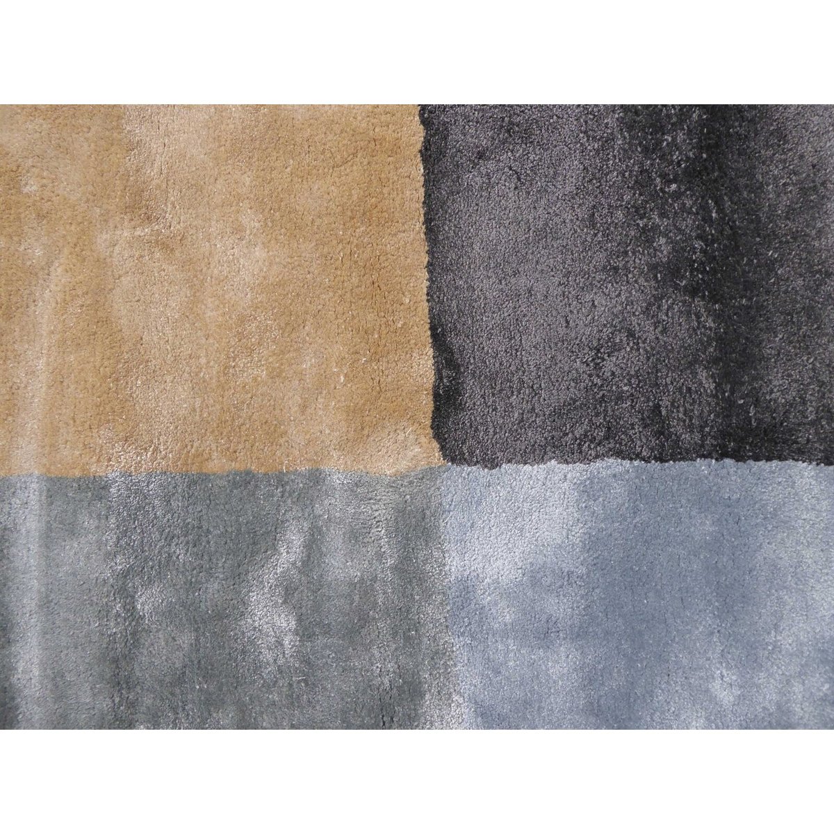 Tapis rectangulaire en viscose SAHARA multicolore, RECOLLECTION