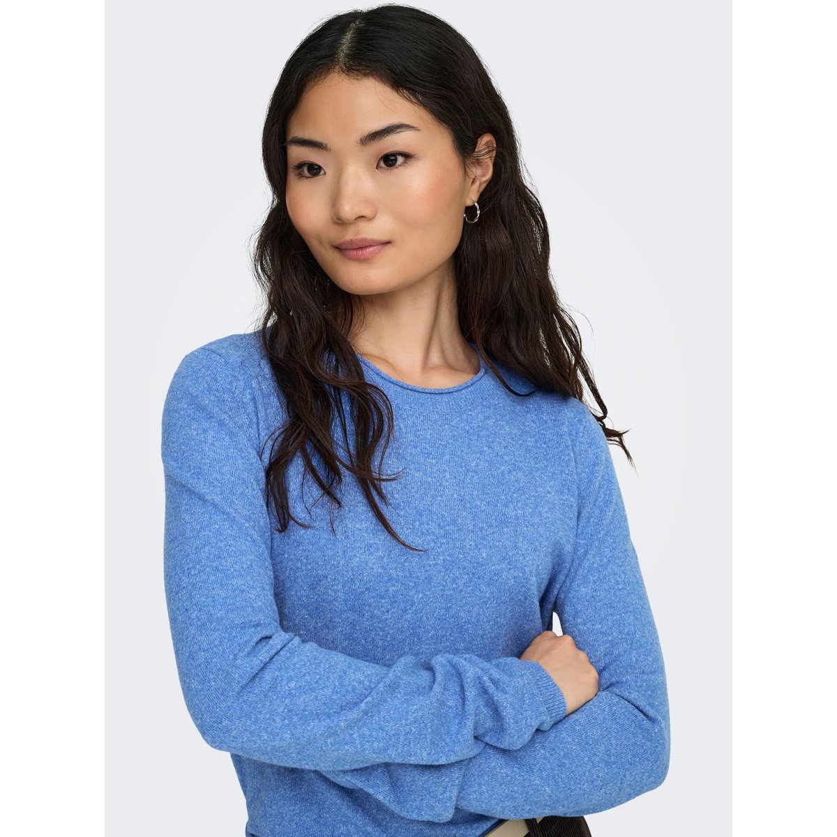 Pull En Maille ultramarine, ONLY