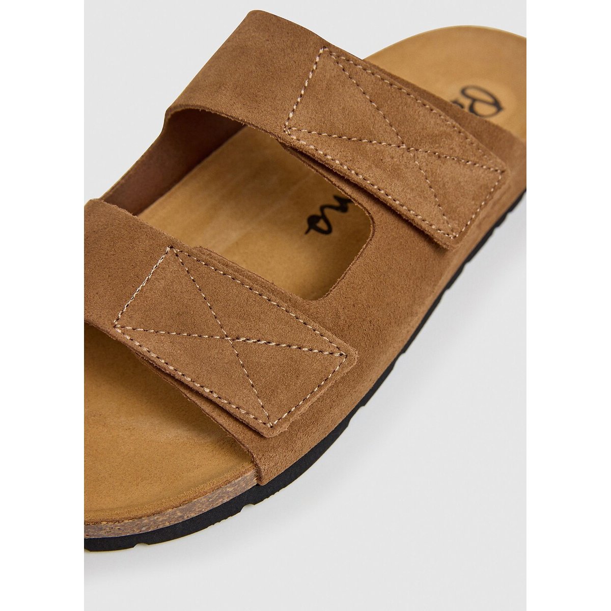 Muiltjes met dubbele band Antique cognac , PEPE JEANS