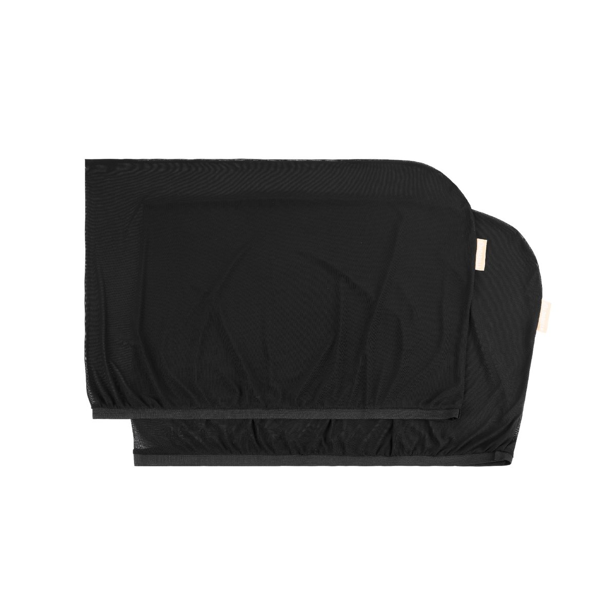 Lot de 2 Chaussettes Pare-Soleil Voiture pour Vitres Arrières noir, BADABULLE