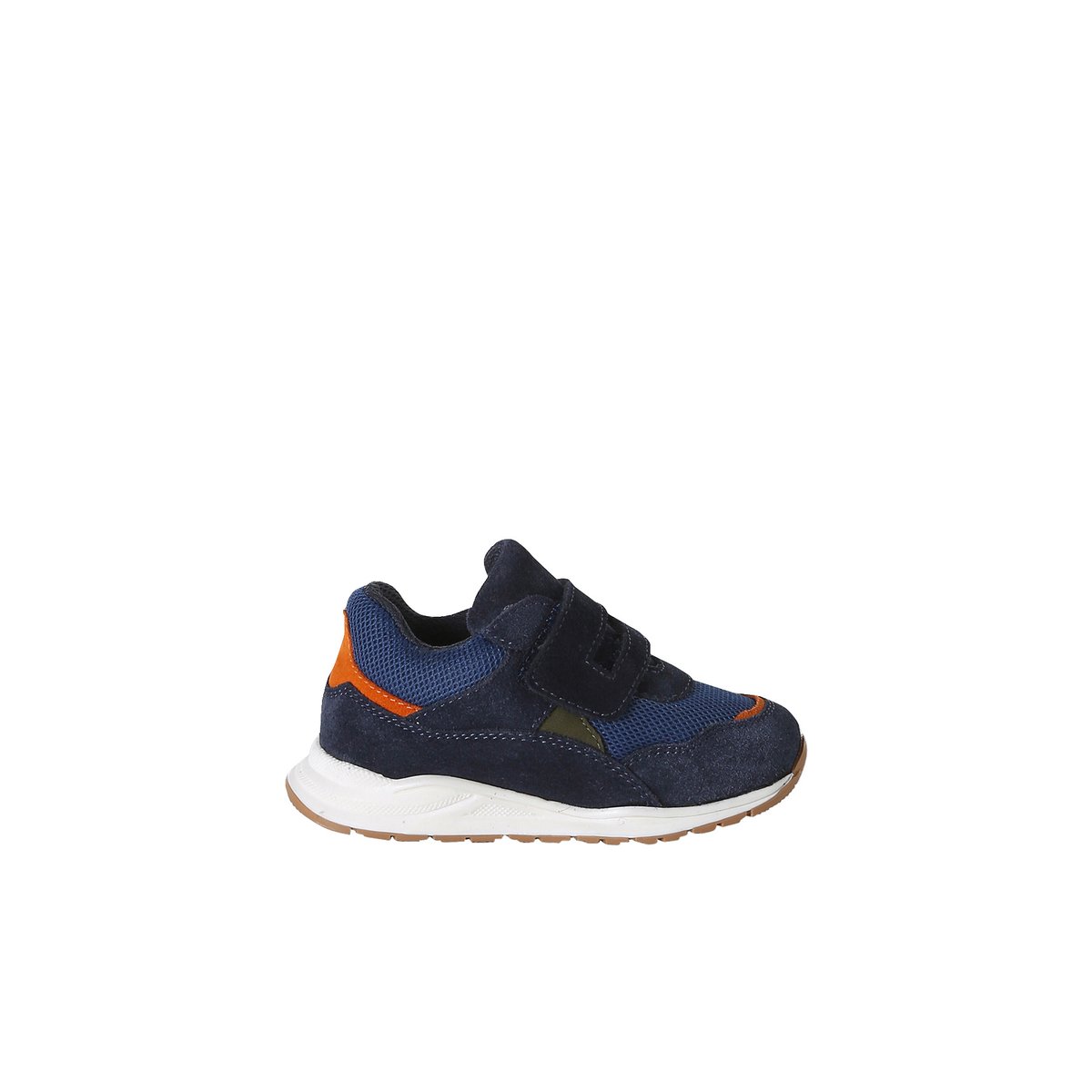 Chaussures premiers pas à scratch bleu, VERTBAUDET