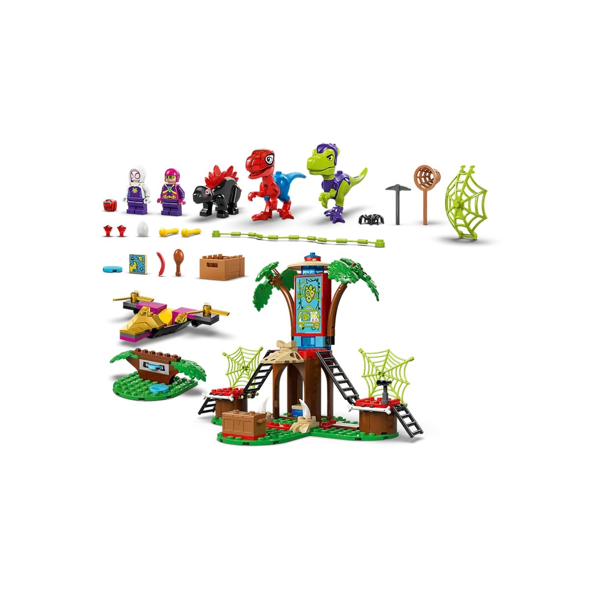 LEGO Marvel - Spidey contre le raptor de Gobby à la cabane dans l'arbre - 11200 multicolore, LEGO