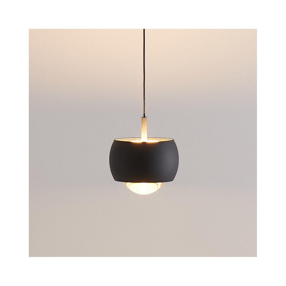 Suspension LED Ronde au Design Épuré – FINN noir, KOSILUM