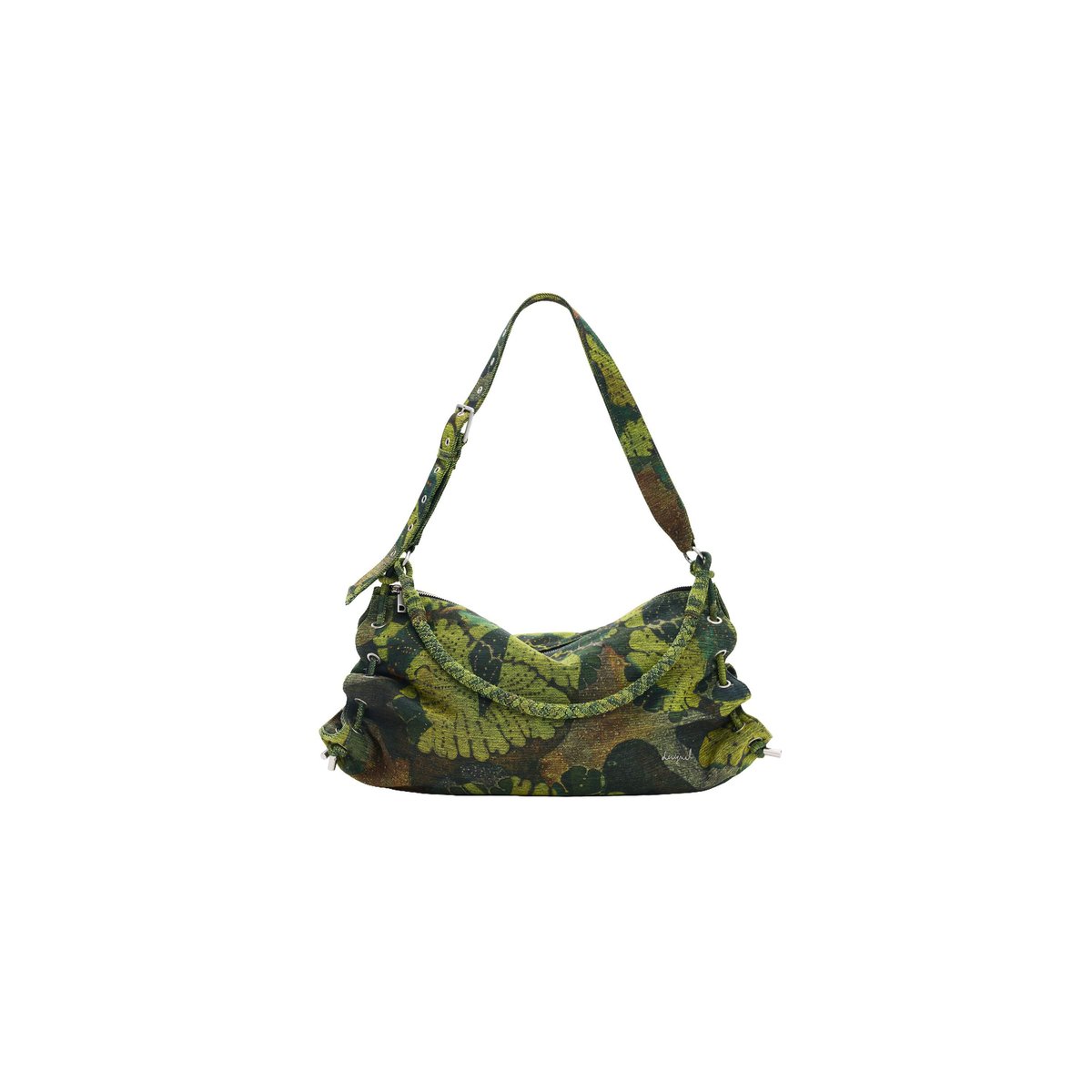Grand sac imprimé M C Lacroix vert, DESIGUAL
