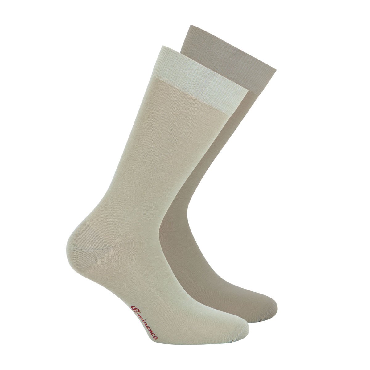 Chaussettes hautes fil d'écosse beige, EMINENCE