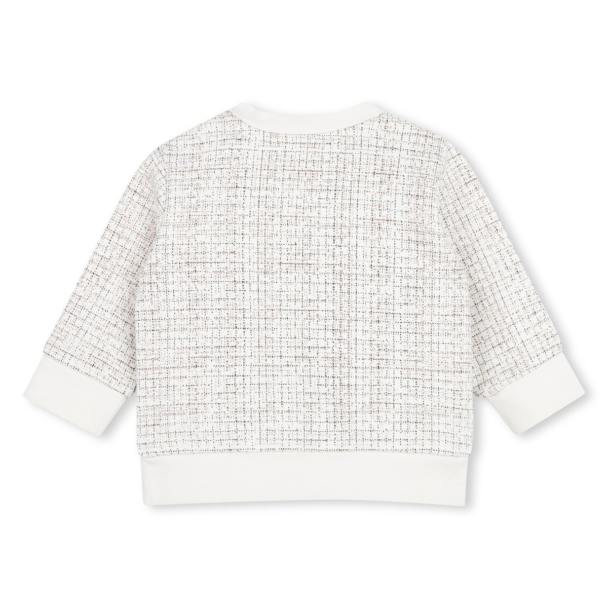 Sweat col rond ivory, BOSS KIDSWEAR