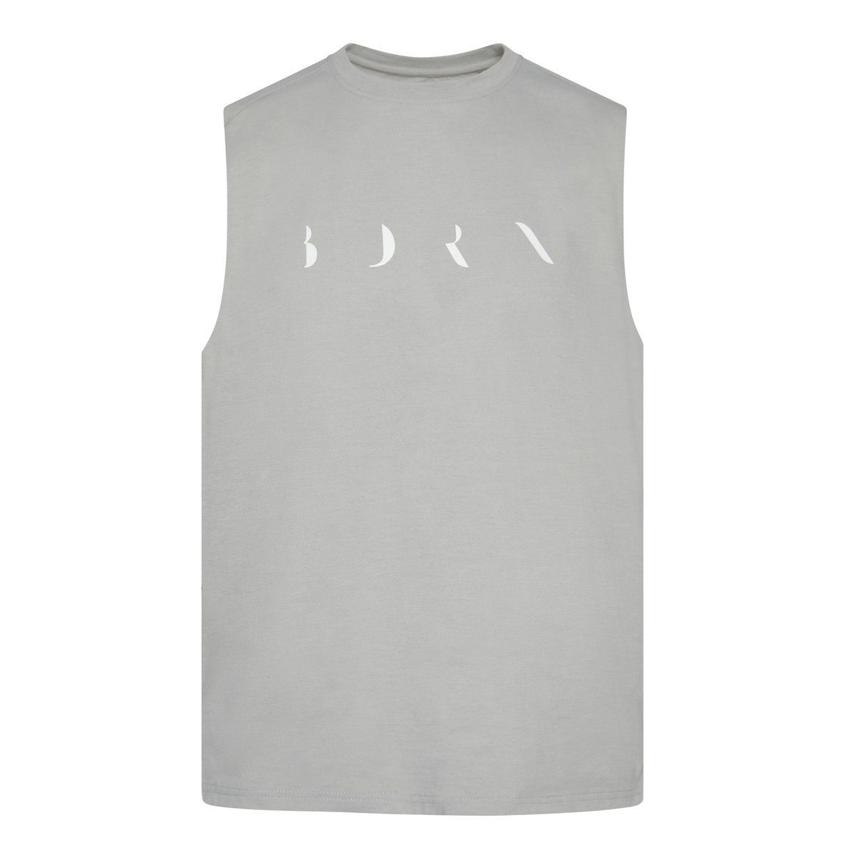 T-shirt de sport homme Daxon Sans manches gris moyen, BORN
