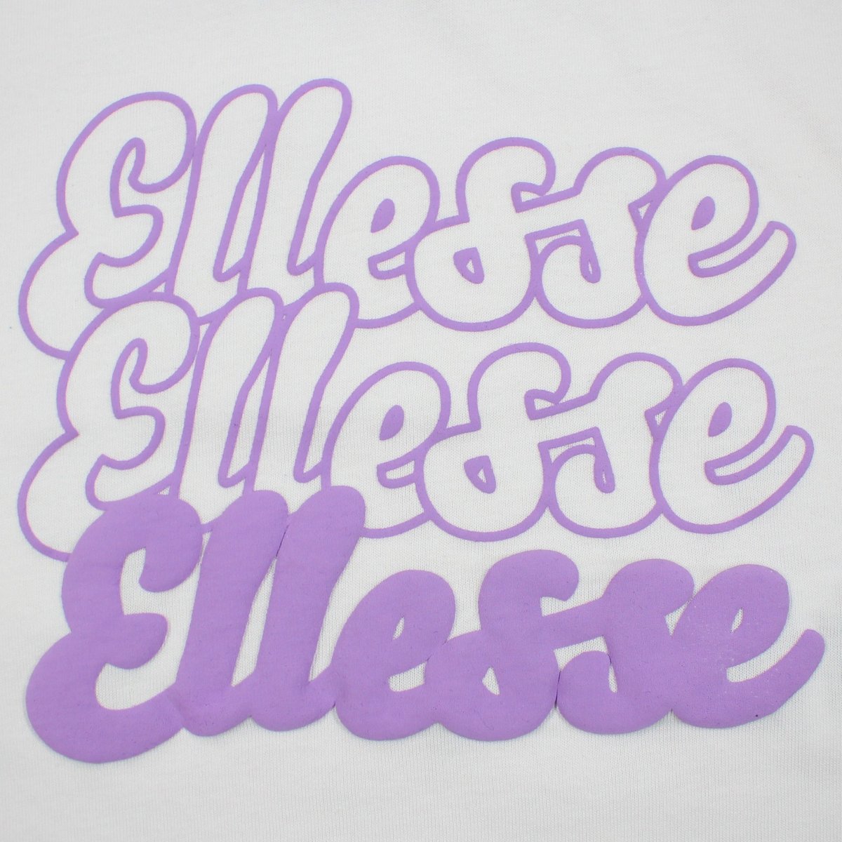 T-shirt manches courtes imprimé, col rond GROOVY violet clair, ELLESSE