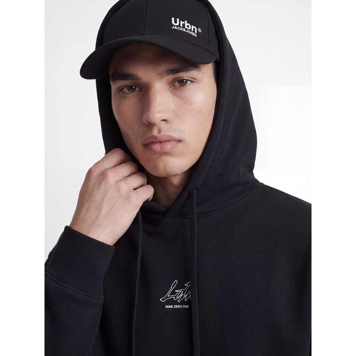 Sweat À Capuche black 1, JACK & JONES
