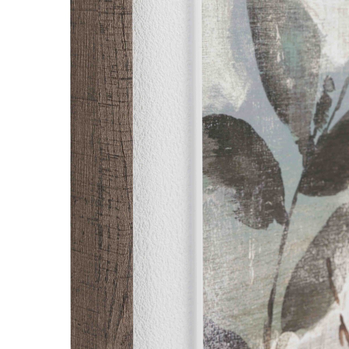 Set of 2 Foliage & Form Framed Canvas white, ÉDITÉ