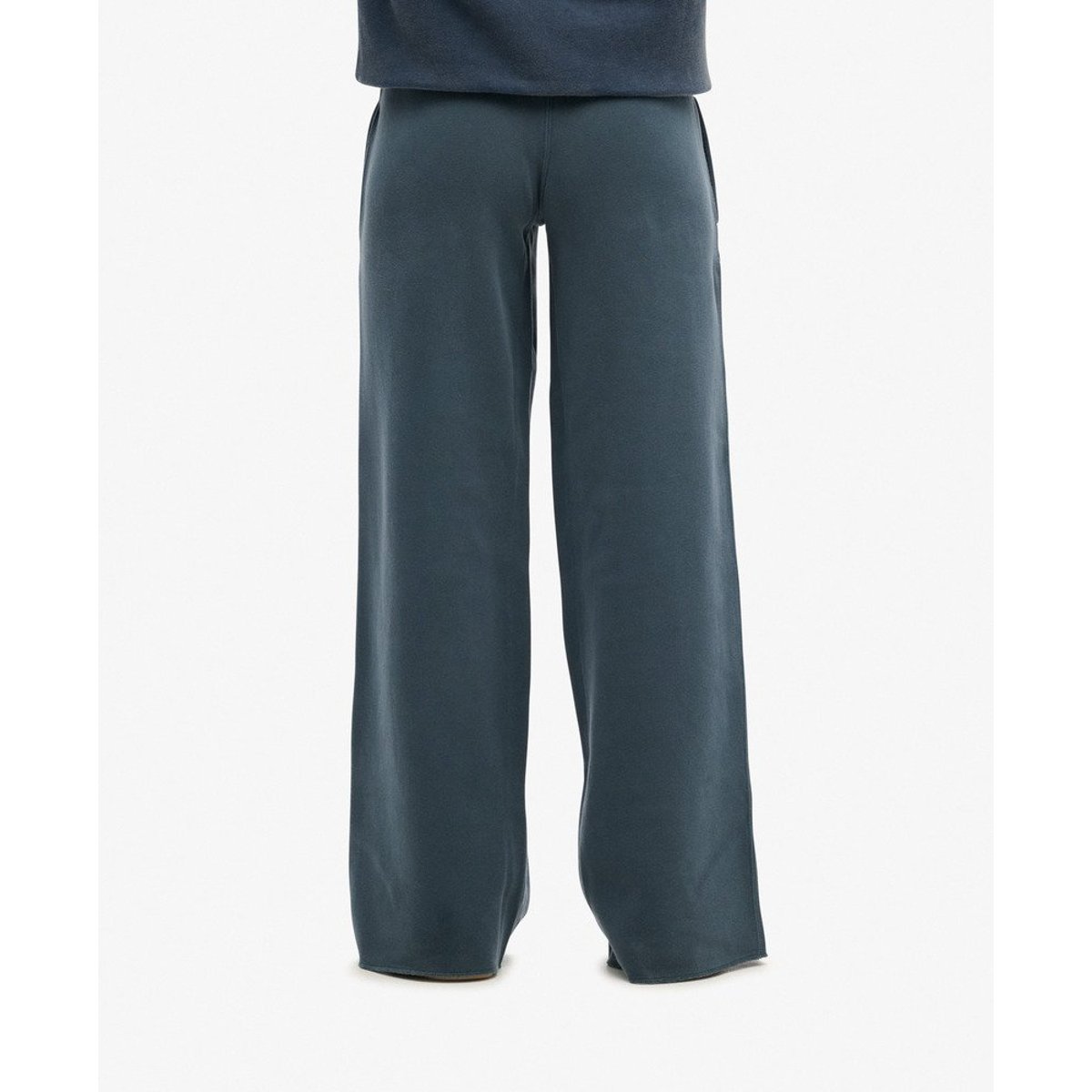 Pantalon de survêtement large délavé bleu marine éclipse, SUPERDRY