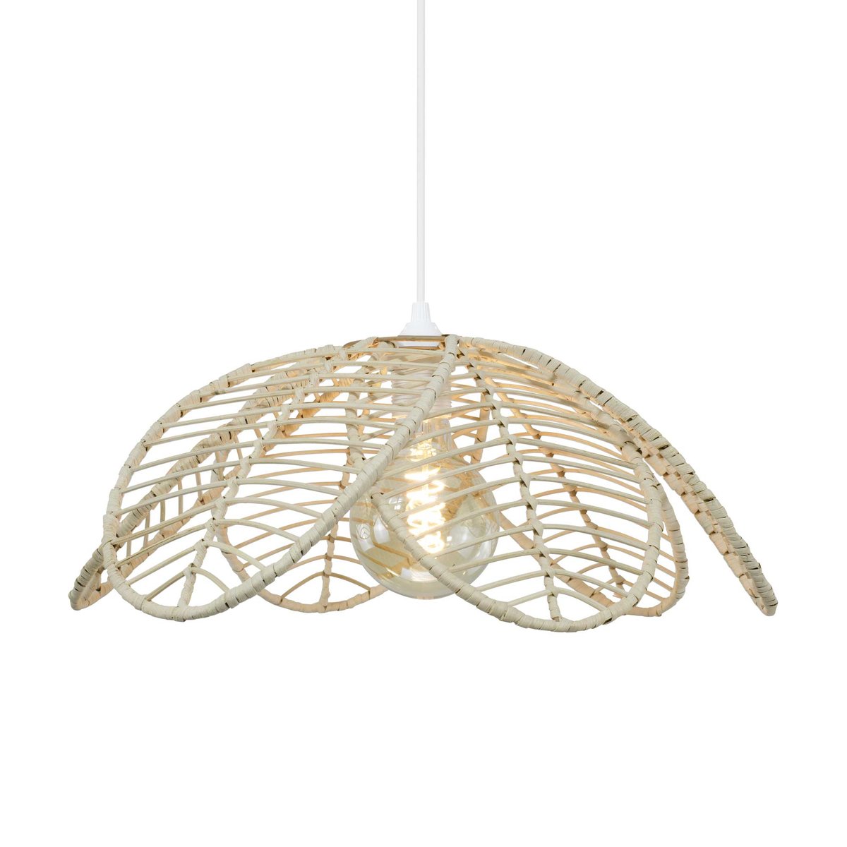 Suspension en rotin naturel, ILYS naturel, C-CREATION