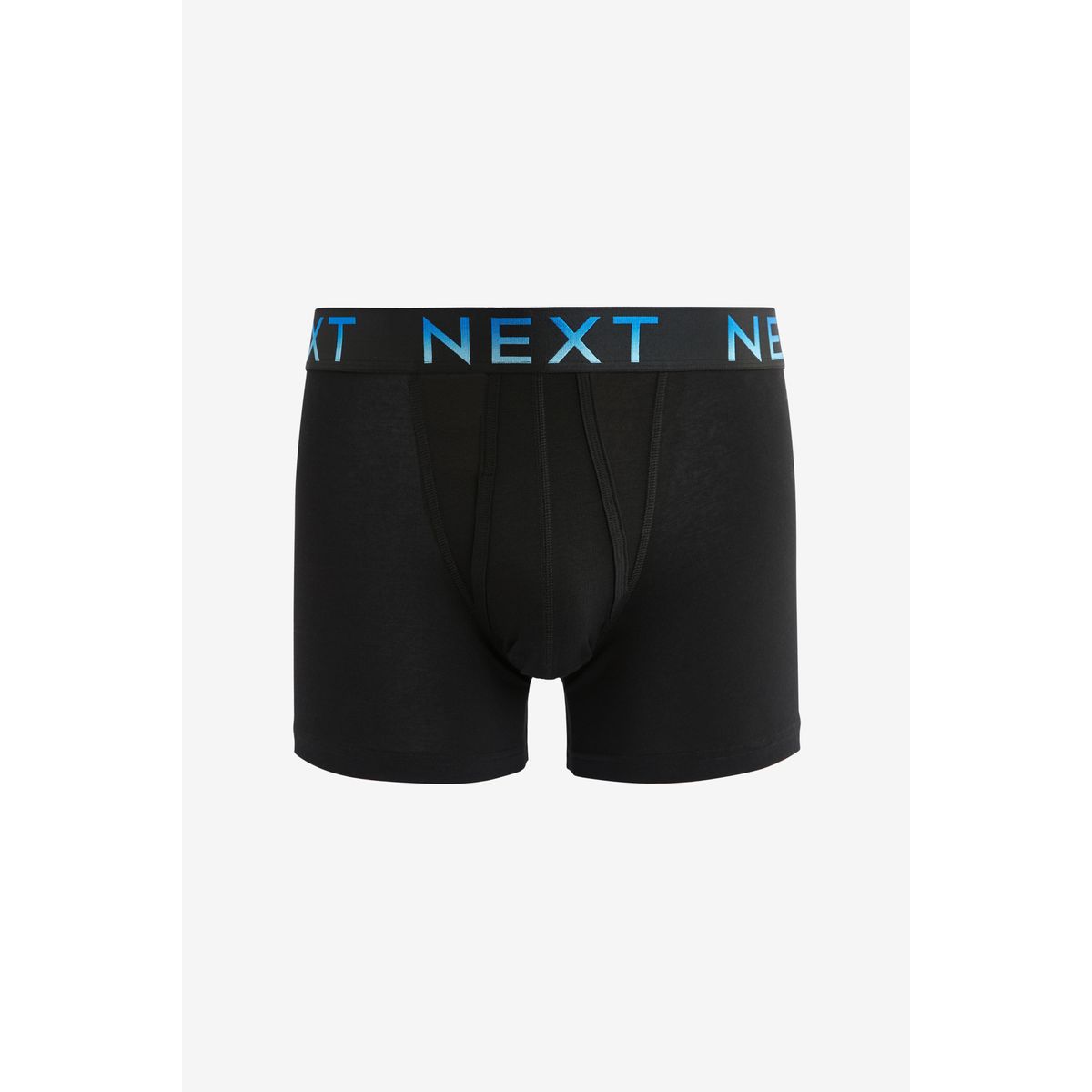 Boxers ouverture sur le devant, lot de 10 ceintures noires à texte ombré brillant, NEXT