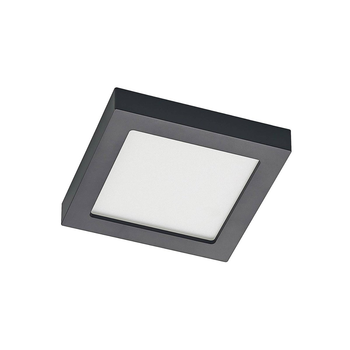 Plafonnier en aluminium moderneLED, Alette noir, blanc, PRIOS
