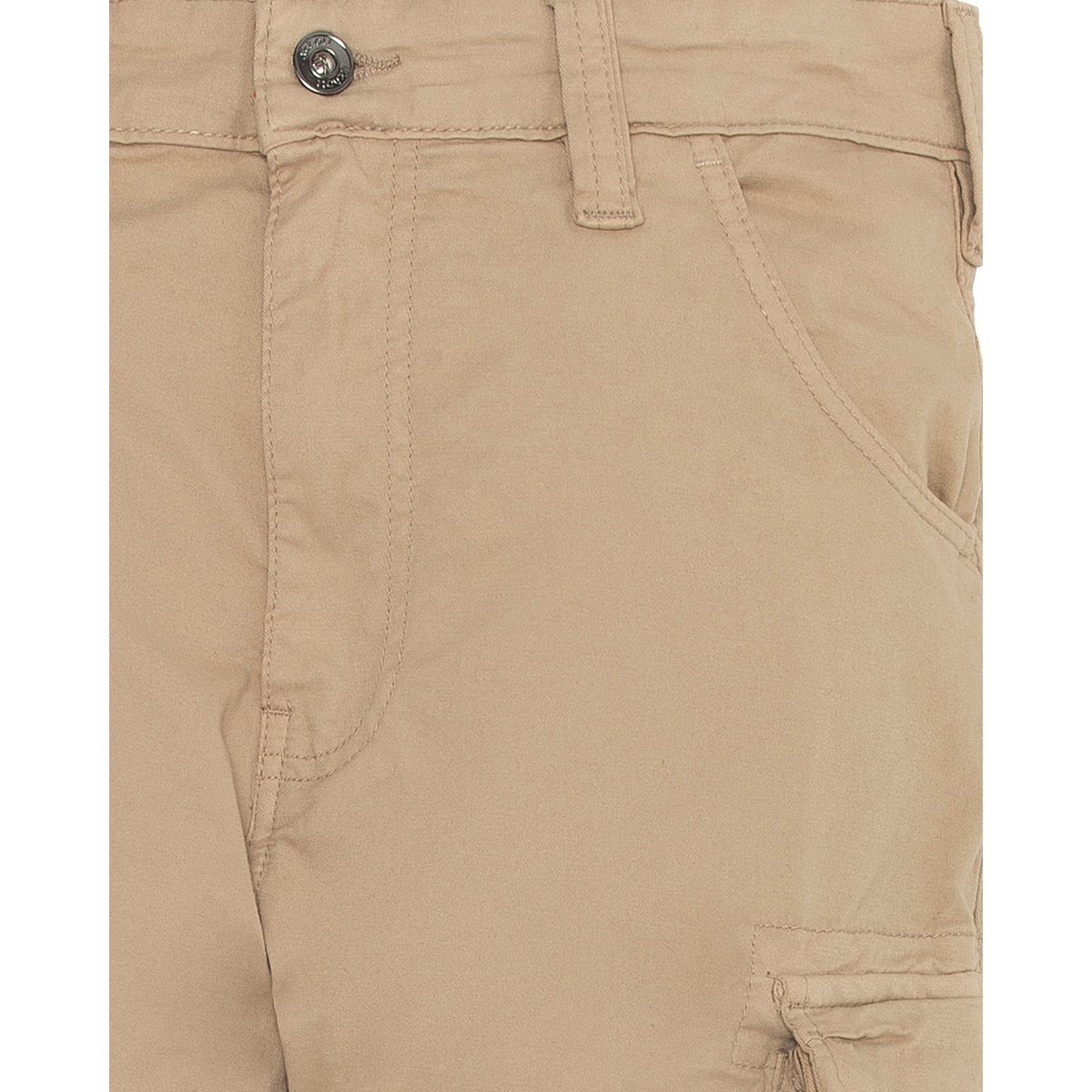 Pantalon cargo multipoches beige, SCHOTT