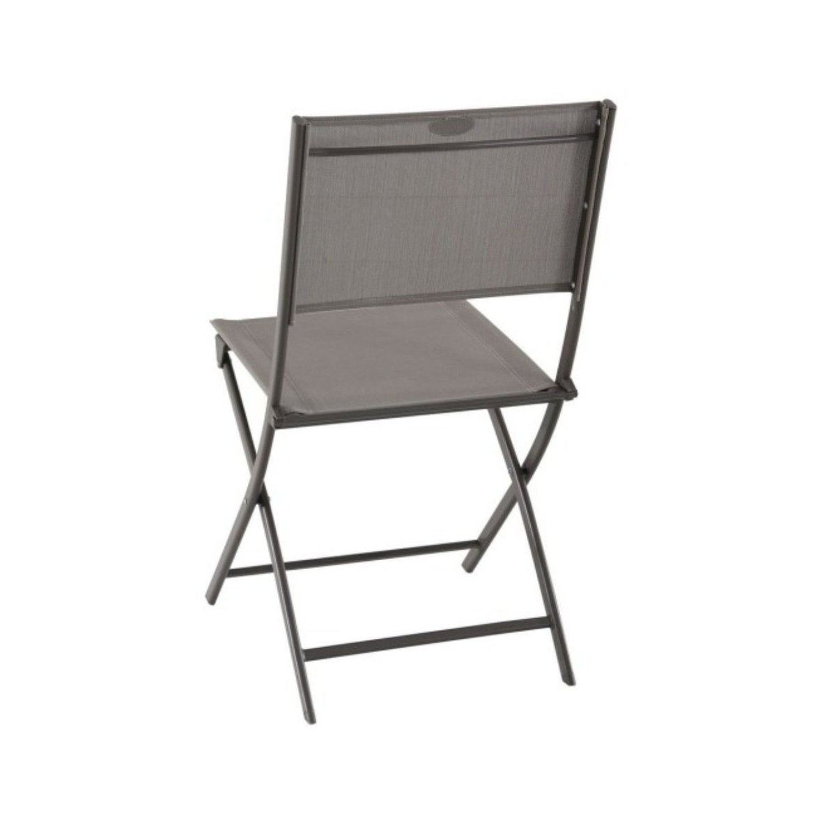 Lot de 4 chaises de jardin pliables MODULA taupe, TOILINUX