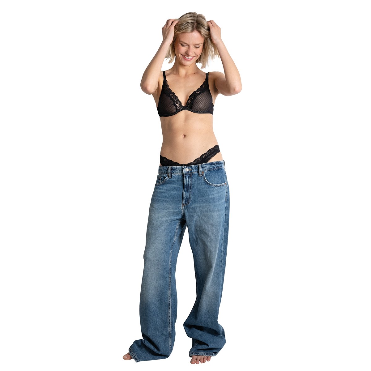 Soutien-gorge plongeant BROOKLYN noir, PASSIONATA