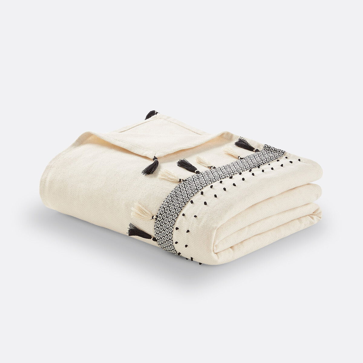 Dessus de lit coton, Parfeto ecru, LA REDOUTE INTERIEURS