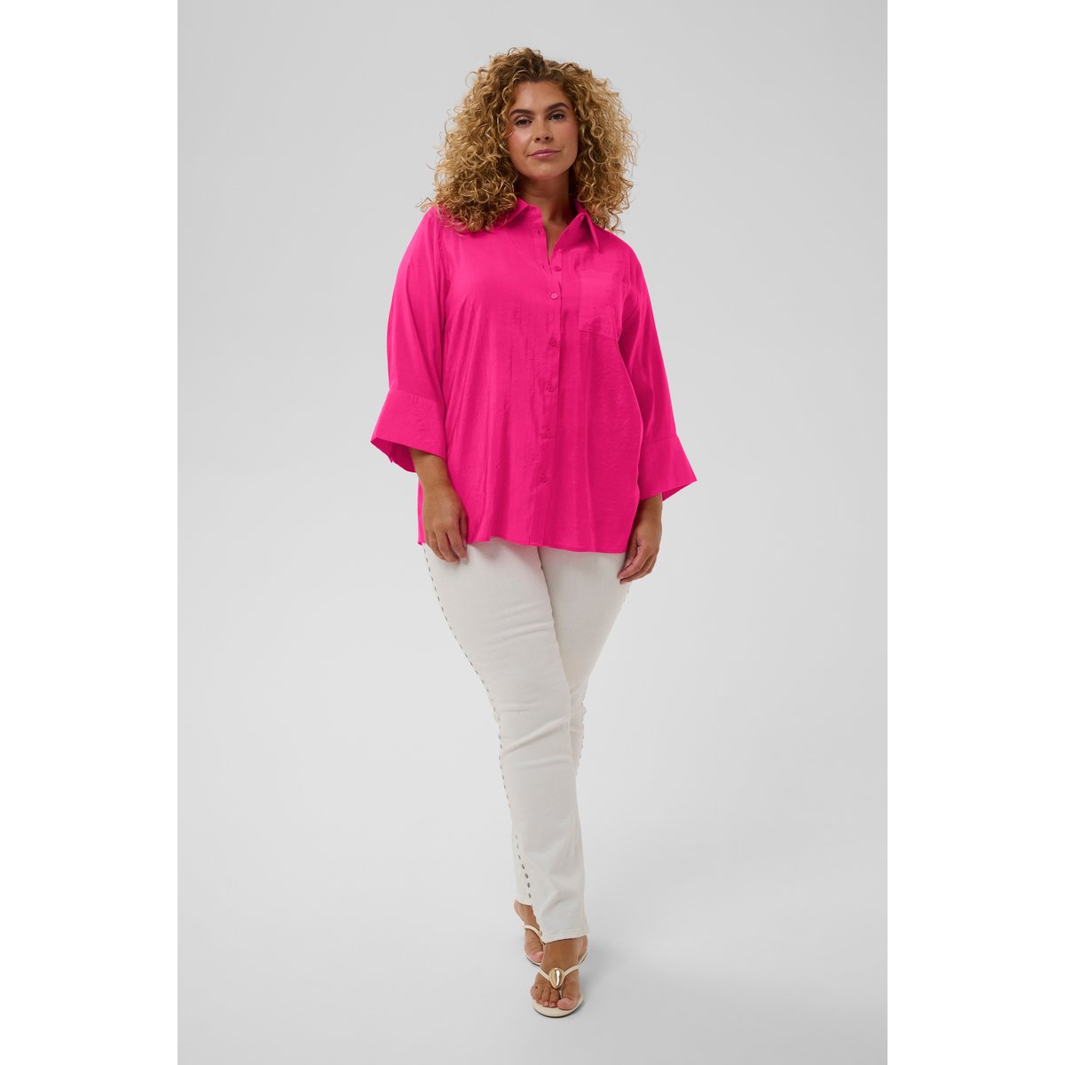 Chemise à manches longues violet beetroot purple, KAFFE CURVE