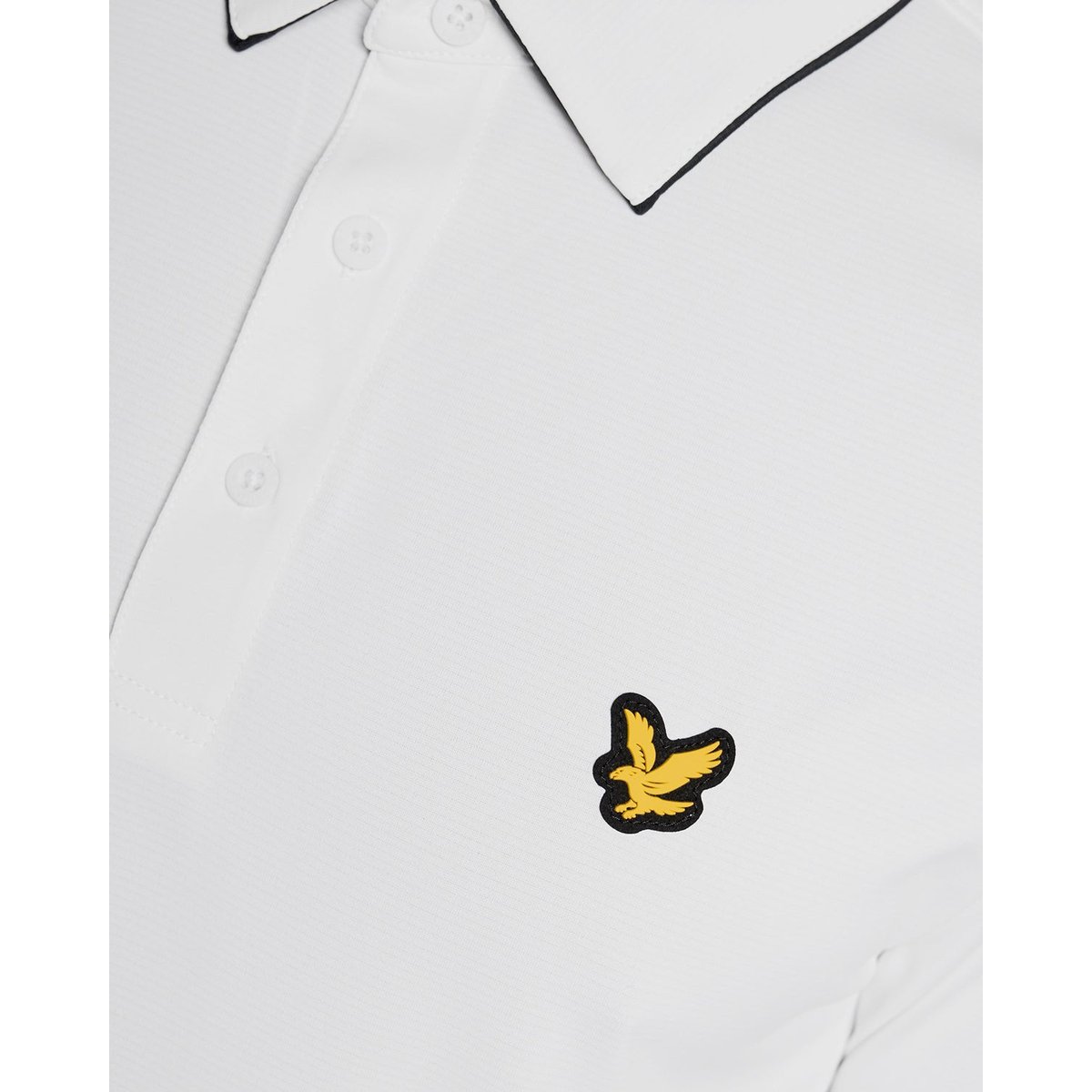Polo contrasté col blanc, LYLE & SCOTT