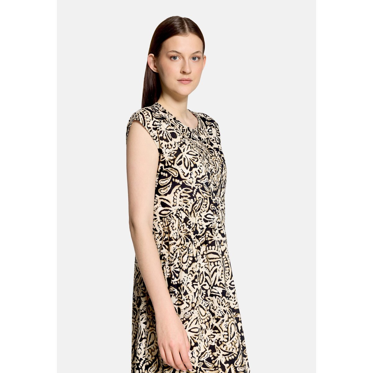 Robe longueur midi à motifs nature/black, CARTOON