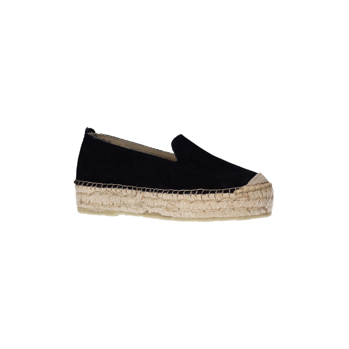 Espadrilles en daim noir, SACHA