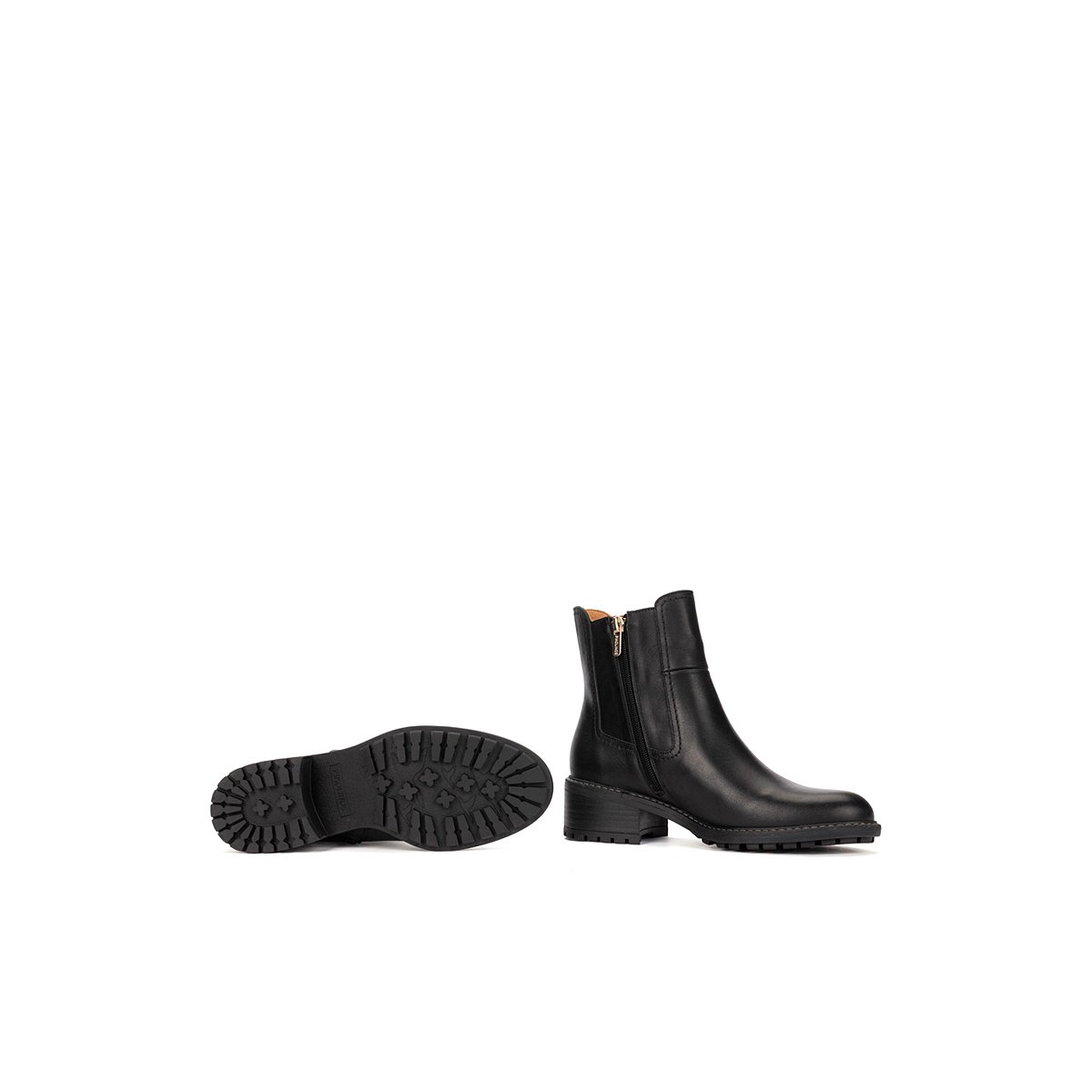Bottines à talon cuir Medina black, PIKOLINOS