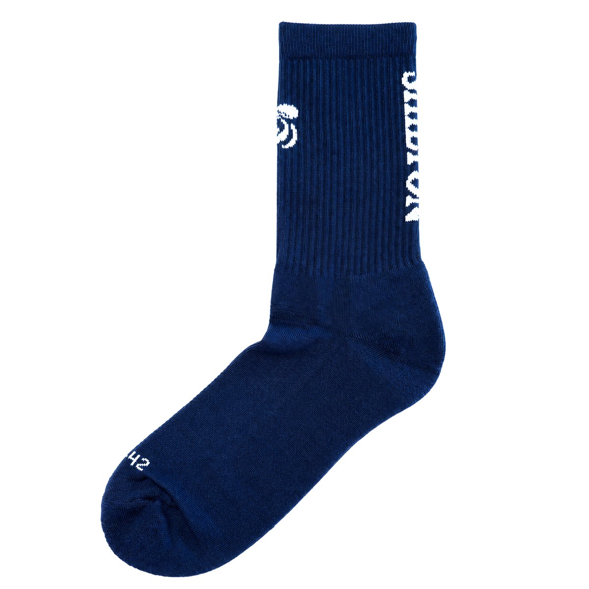 Chaussettes sport hautes navy, SHILTON