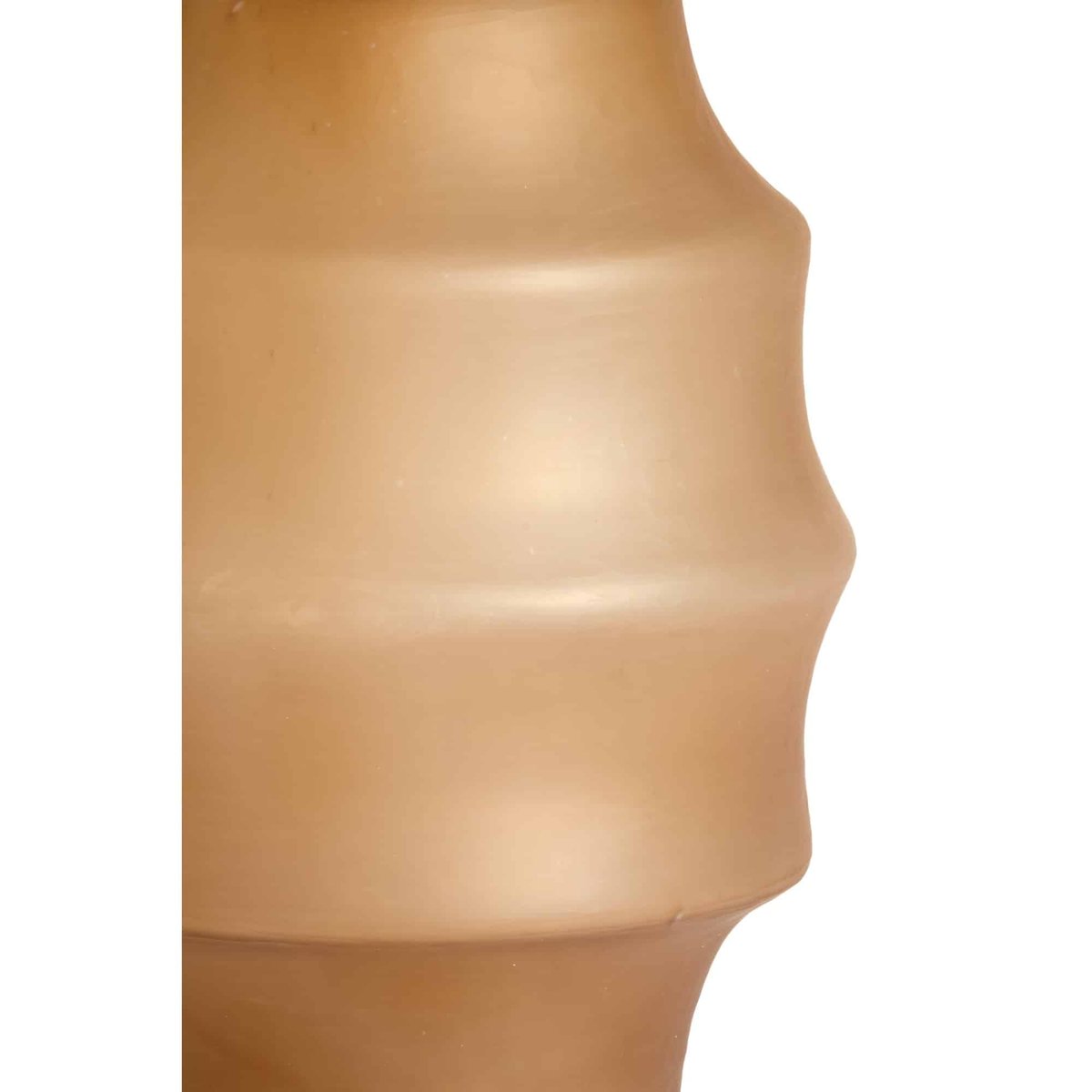 Vase Verre NAYORO doré, LIGHT & LIVING 