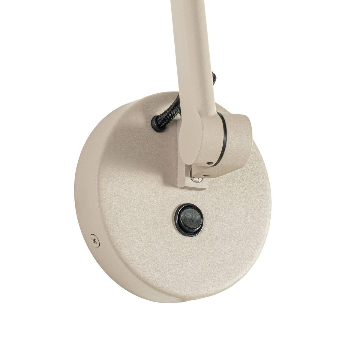 Applique en métal moderne, Silka beige, LUCANDE