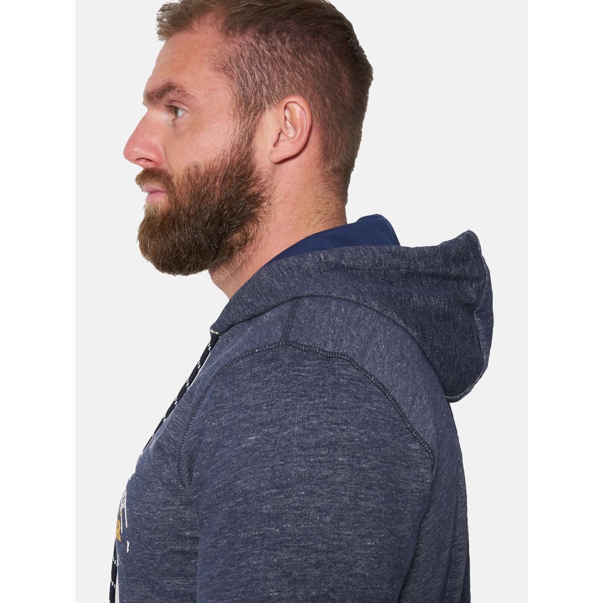Sweatshirt ABAR bleu foncé mélange, JAN VANDERSTORM