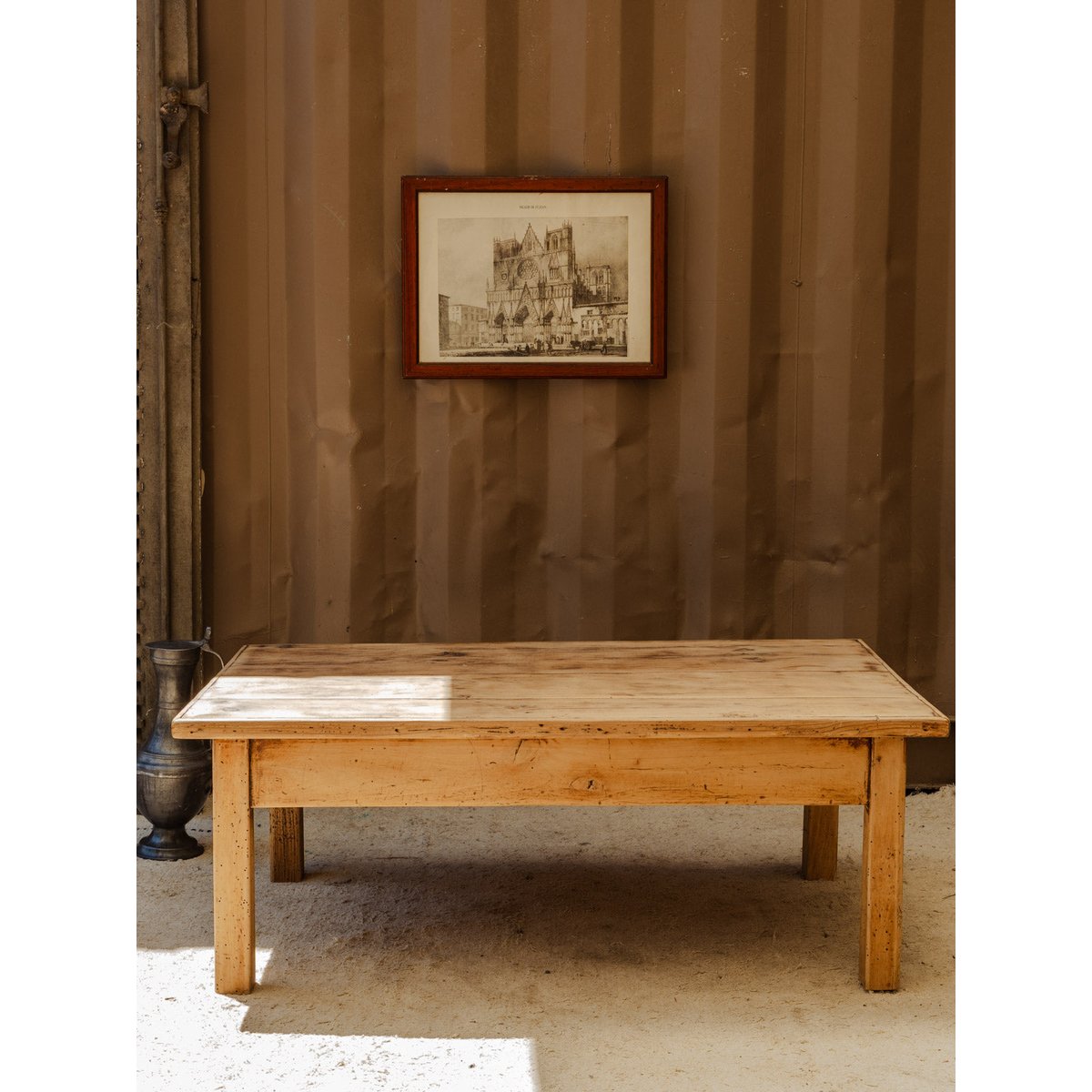 Table basse en bois Léonie N°1058 - Bon état bois clair, DEBONGOUT