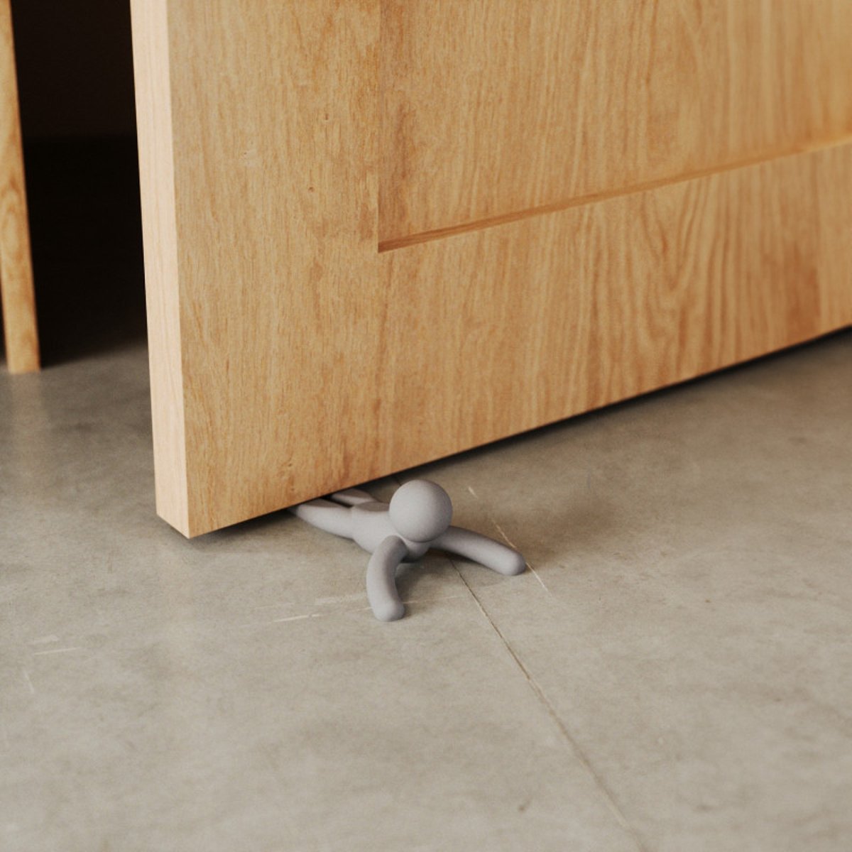 Cale-porte design original BUDDY gris, UMBRA