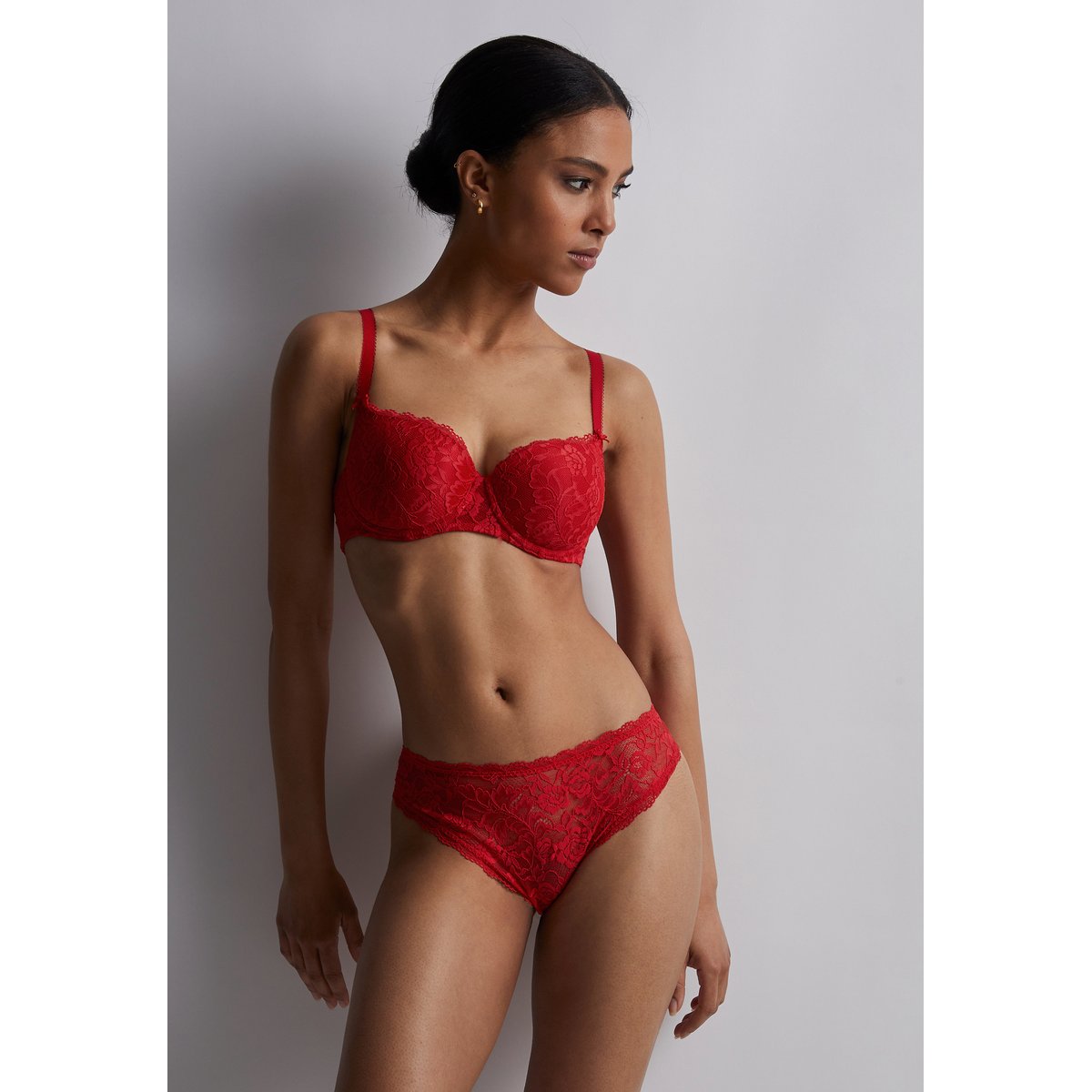 Soutien-gorge Corbeille coques Rosessence rouge, AUBADE