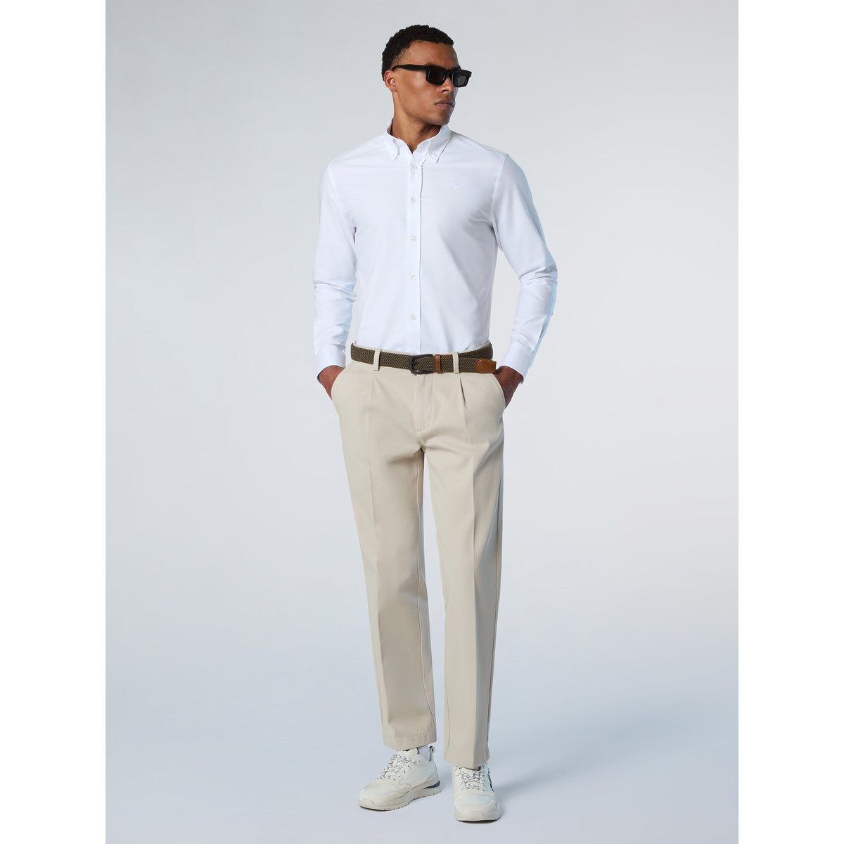 Chemise Oxford blanc, NORTH SAILS
