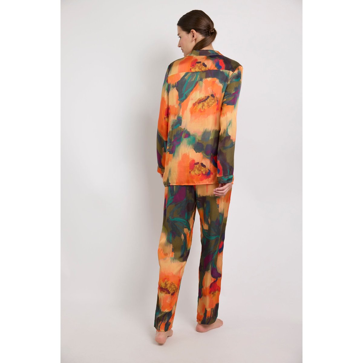 Pantalon en viscose imprimé PARADISE gypsy garden, MAISON LEJABY