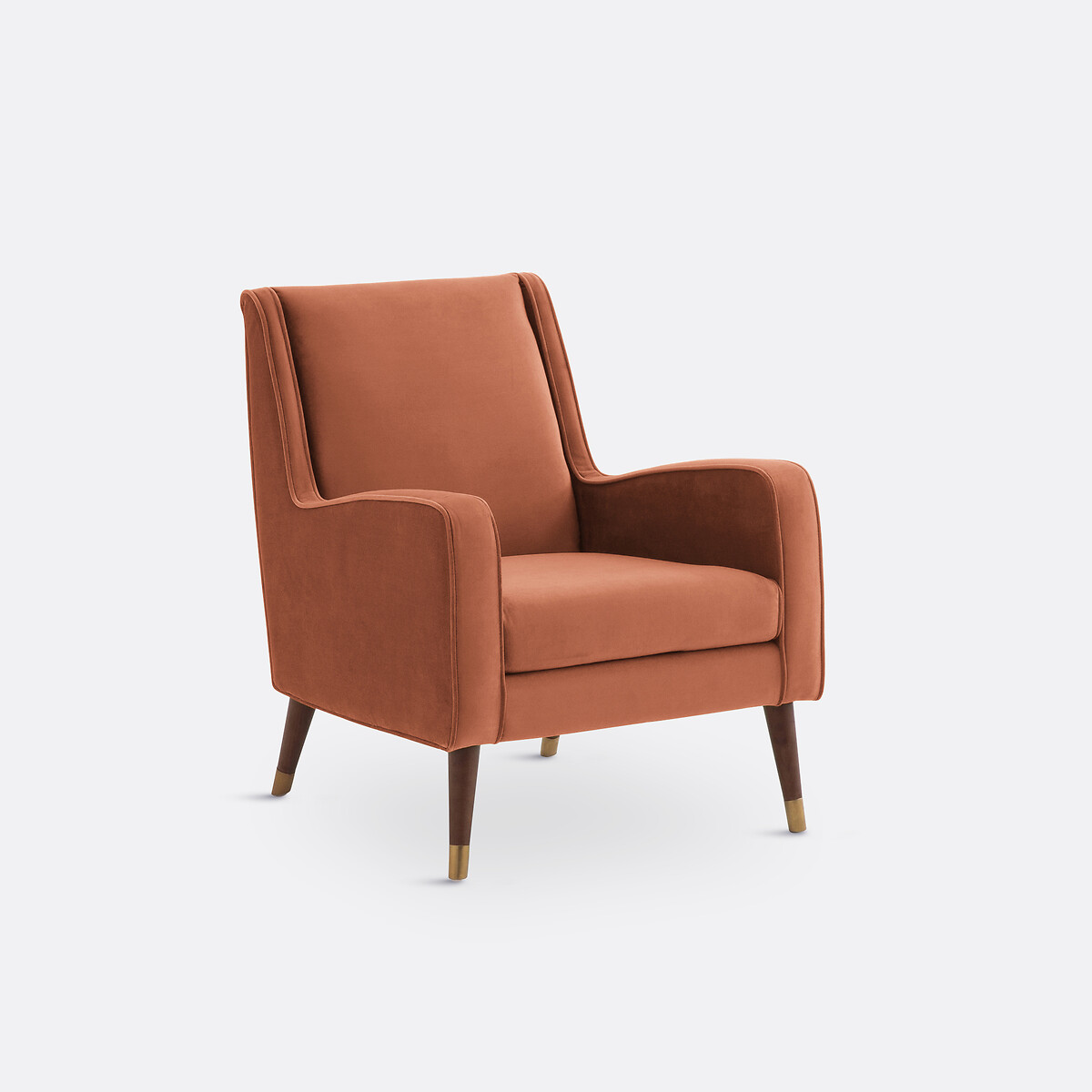 Poltrona, velluto, (Y) terracotta, LA REDOUTE INTERIEURS