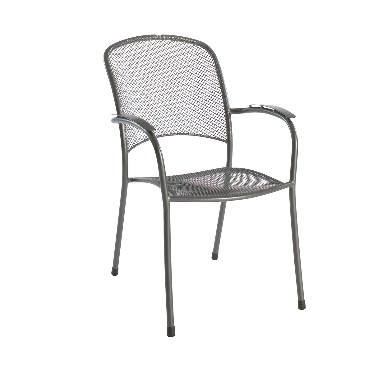 Carlo Round 4 Seater Patio Dining Set grey, SO'HOME