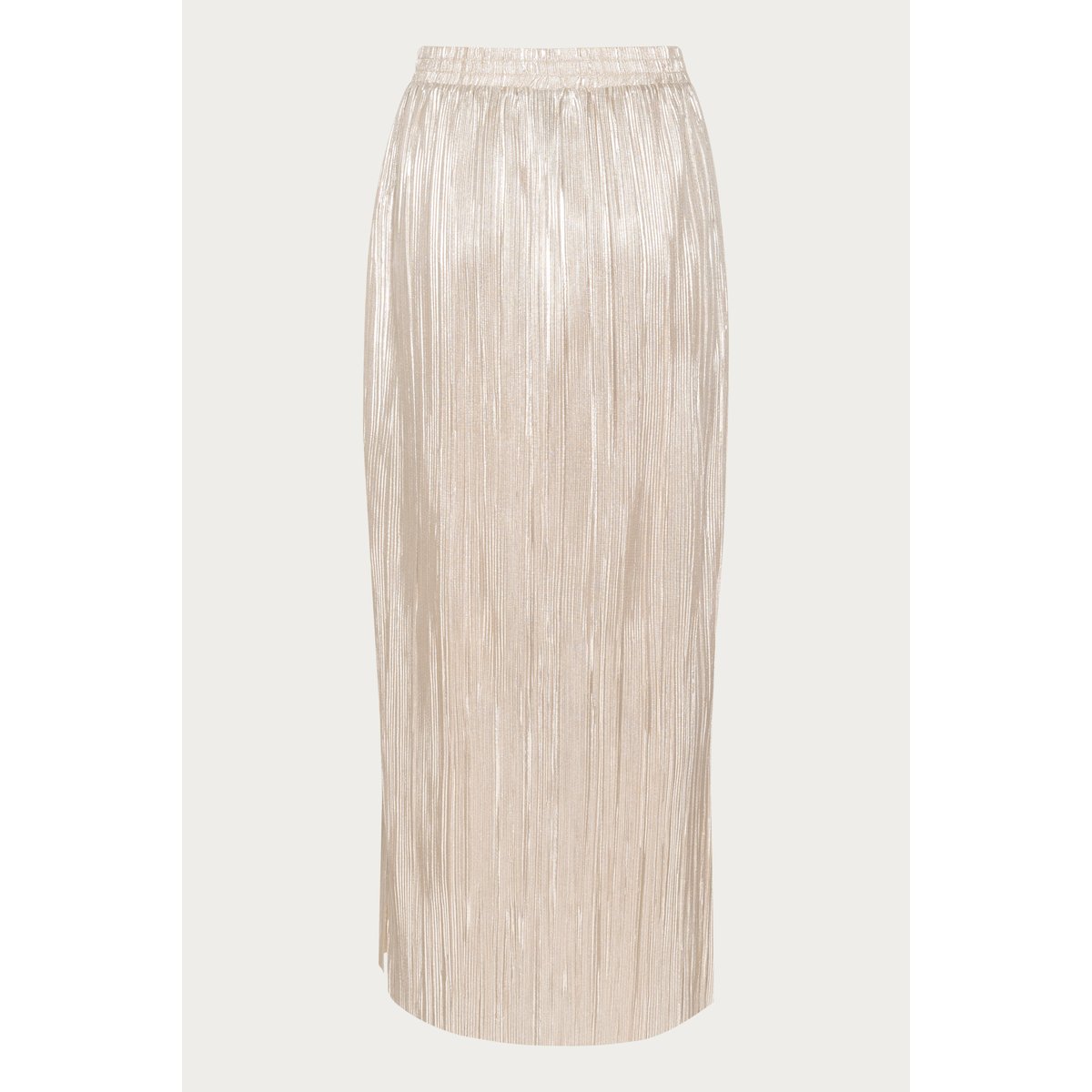 Skirt argent silver metal/feather gray, KAFFE