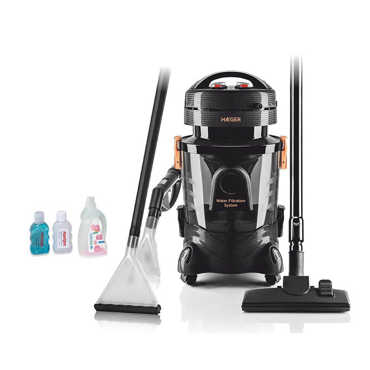 Máquina de lavagem multifunções Aquaclean Pro, HAEGER preto , HAEGER