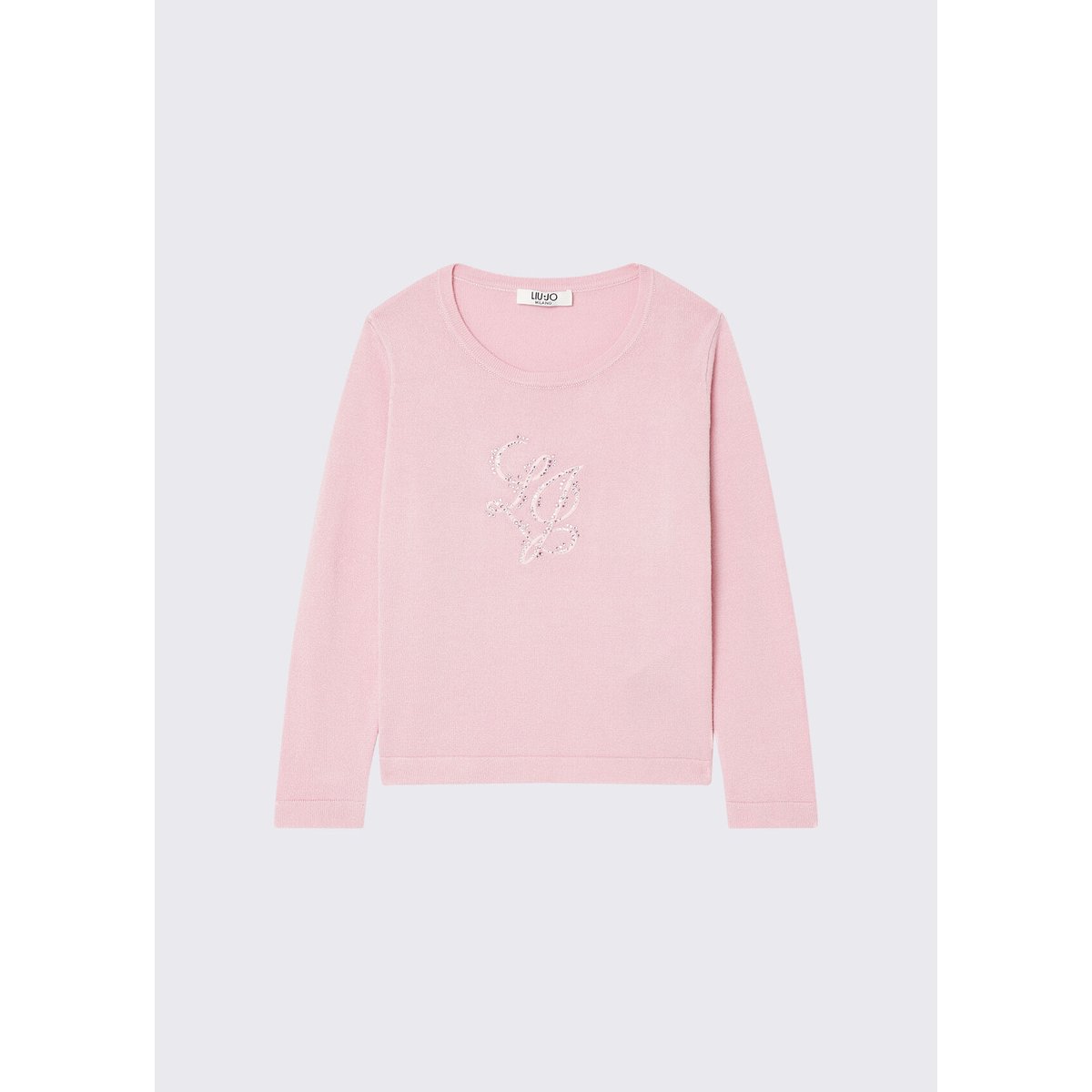 T-shirt en jersey imprimé rose, LIU JO