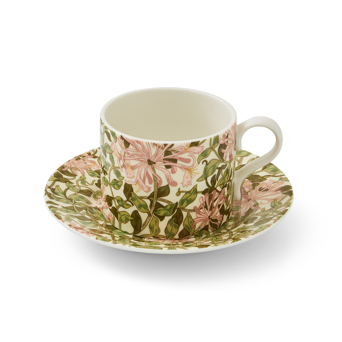 Morris & Co. Honeysuckle Teacup & Saucer multi-coloured, MORRIS & CO.
