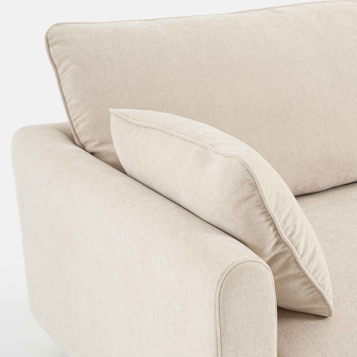 Divano dritto 2, 3, 4 o 5 posti, Emilio beige, LA REDOUTE INTERIEURS